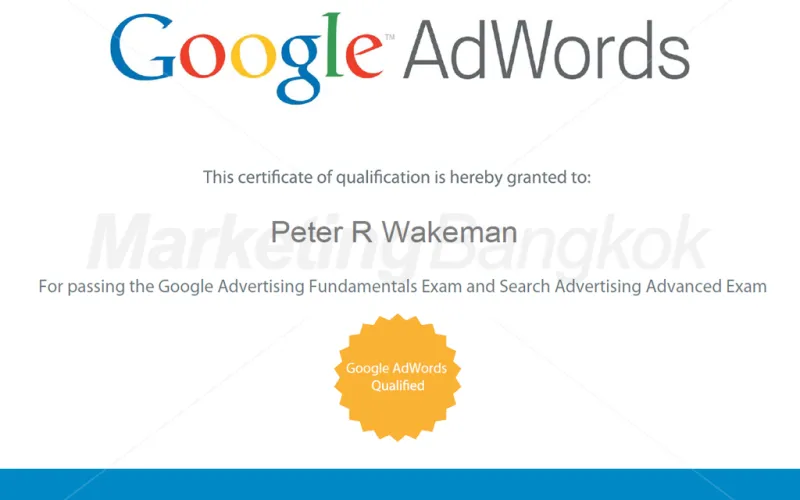 Now Google AdWords Certified