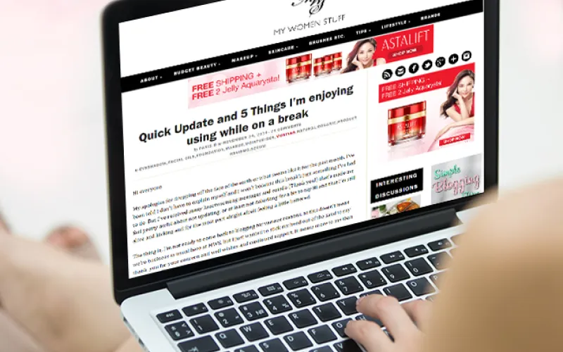Astalift Google Ads