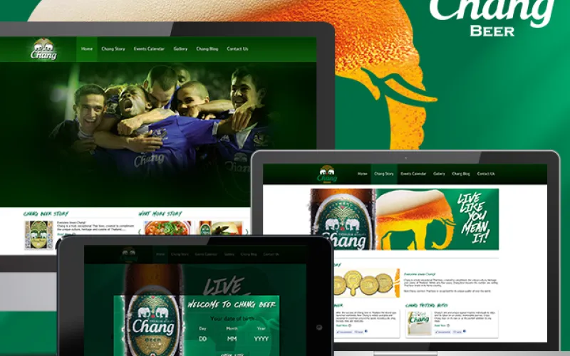 Chang Beer Website