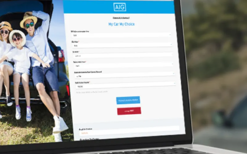 AIG My Car My Choice Insurance Premium Calculator