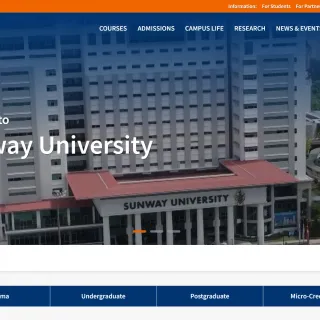 Sunway University Website