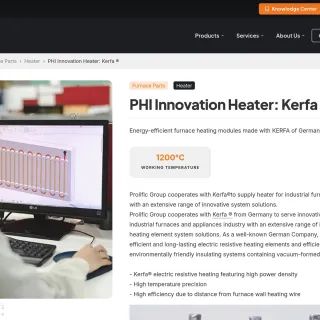 Prolific Heating Website