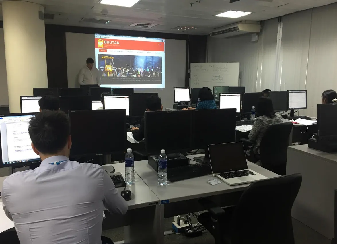 Training provided at UN South East Asia headquarters here in Bangkok